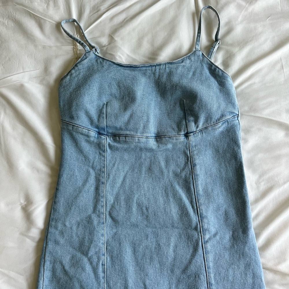 Light Blue Denim Dress